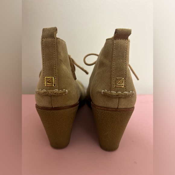 Women's Tan Wedge Ankle Boots
Size 8.5 - Picture 5 of 5